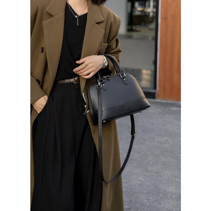 Классическая кожаная сумка-тоут «все в одном» для женщин, кожаная сумка через плечо на одно плечо