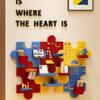 Colorful Modular Wall Storage System No-Drill Installation Wall Mounted Shelf  For Wall Decor