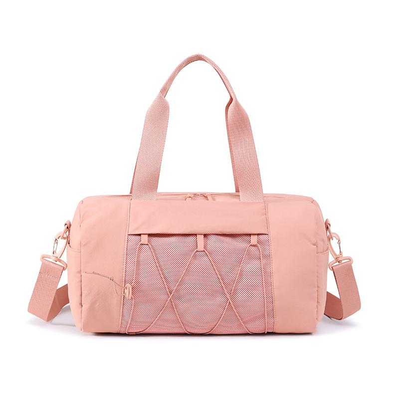 Luggage Bag Large Capacity Foldable Storage Bag Solid Color Water-Repellent Travel Bag