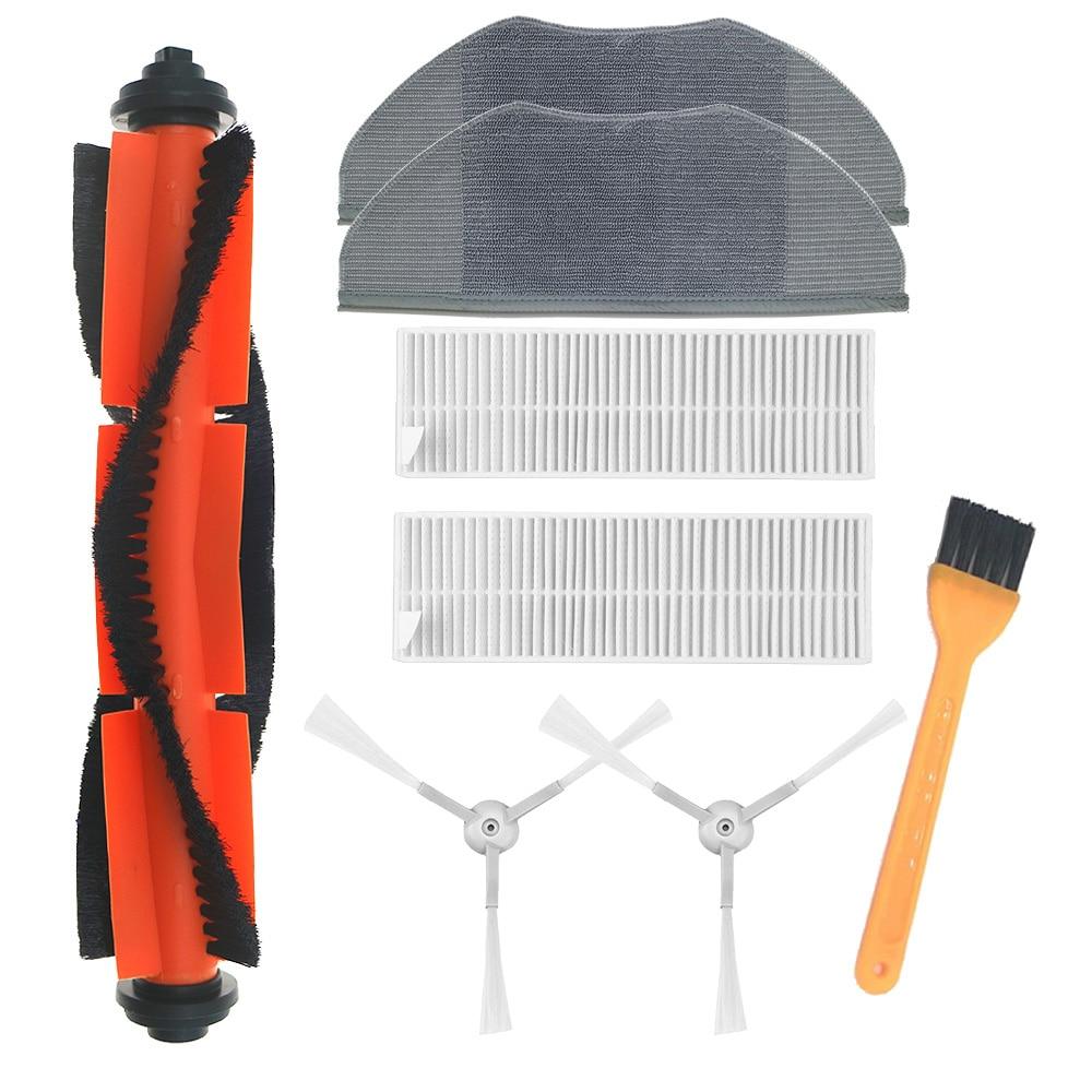 Mi Robot основной ролик, боковая щетка Hepa, воздушный фильтр, ткань для швабры для Xiaomi Mijia G1 MJSTG1, запасные части для пылесоса