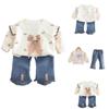 Kids Casual Long-Sleeve Set, Comfortable Daily Wear Outfits