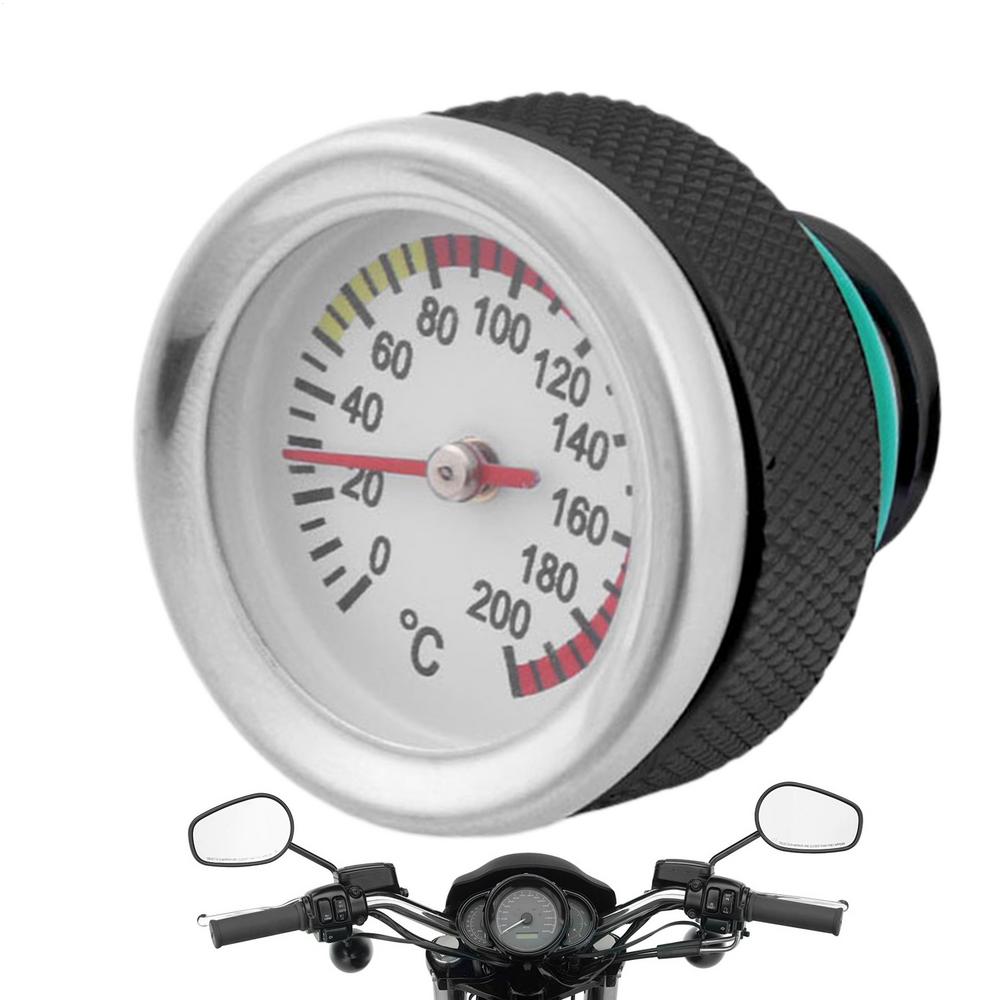 For Motorcycle M20*2.5 Motorcycle Tank Cap Lid Cover With Temperature Gauge Oil Cap For Motorcycle For Restoration Repair Shops