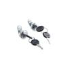 1Pcs Cabinet Door Drawer With 2 Plastic Keys Furniture Hardware Pannlart Locker Padlock