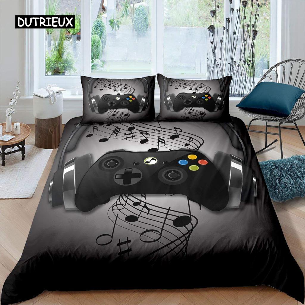 Комплект постельного белья Game Duvet Cover Set Game Contoller для детей, мальчиков, подростков, игровой комплект постельного белья Double Queen King Size из полиэстера