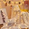 Solar LED Twinkling Star String Lights for Outdoor Camping, Tent, and Scene Arrangement Atmosphere.