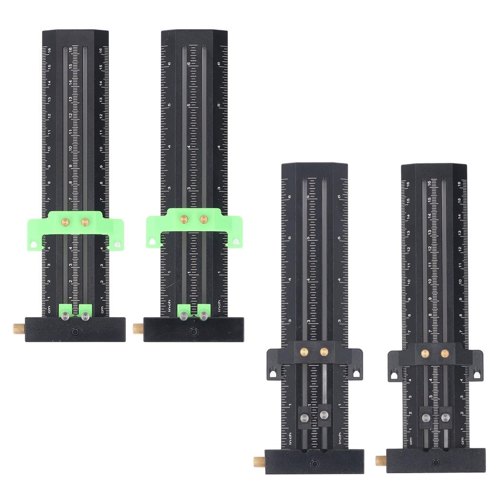 Разметочный шаблон типа Т со стальной иглой, двухлинейная разметочная линейка, деревообрабатывающая раздвижная измерительная линейка