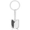 Attacks On Titan Cosplay Scouting Keychain Liberty Wing Keyring Unisex Jewelry