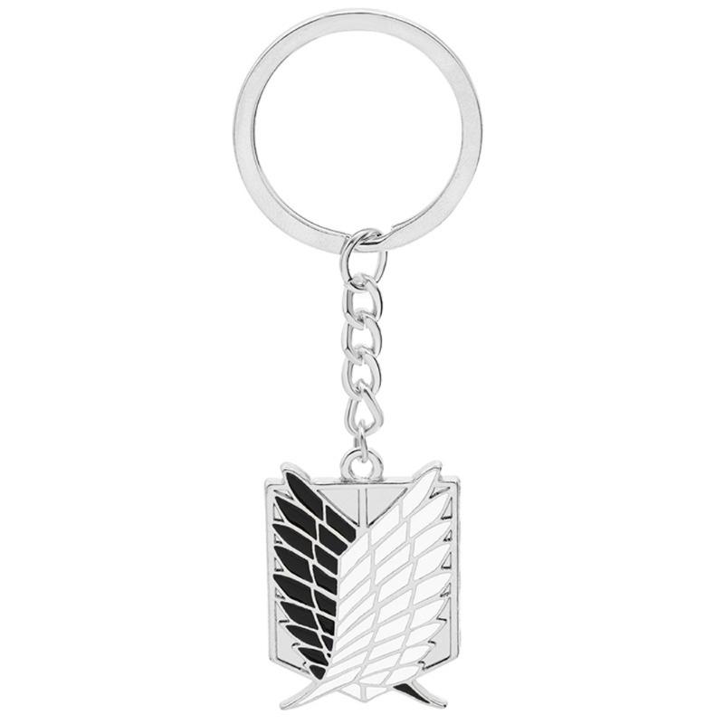 Attacks On Titan Cosplay Scouting Keychain Liberty Wing Keyring Unisex Jewelry