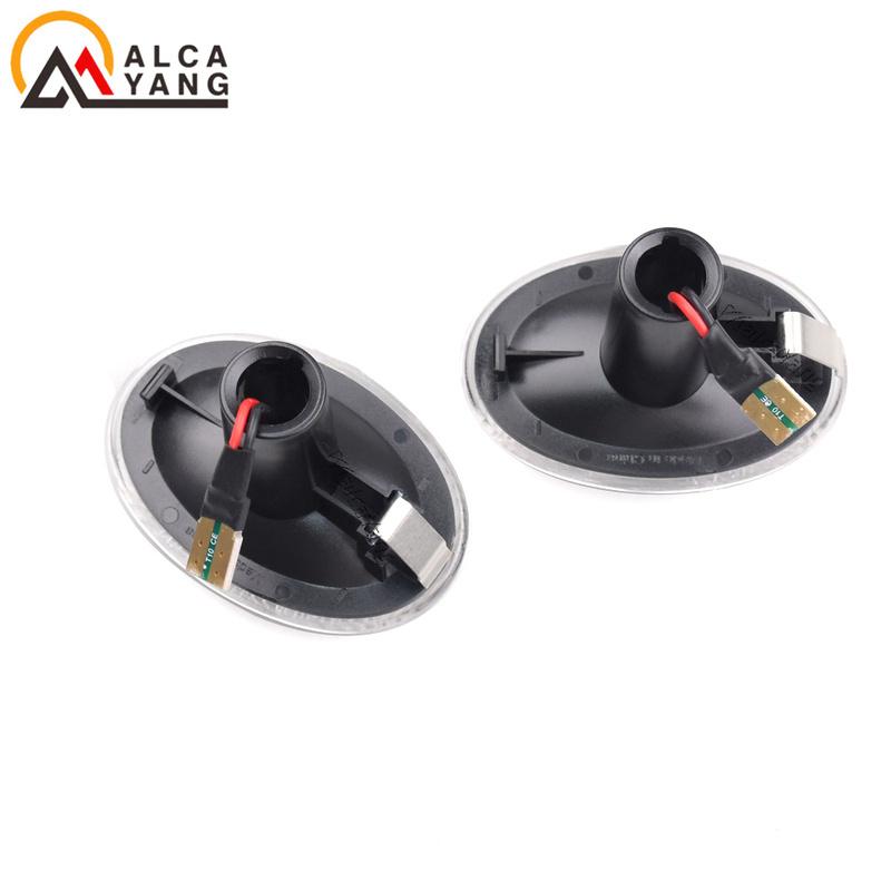 2X 12V Car Flowing Side Repeater Lamp Dynamic LED Side Marker Light Indicator For BMW MINI Cooper R55 R56 R57 R58 R59 2007-2013