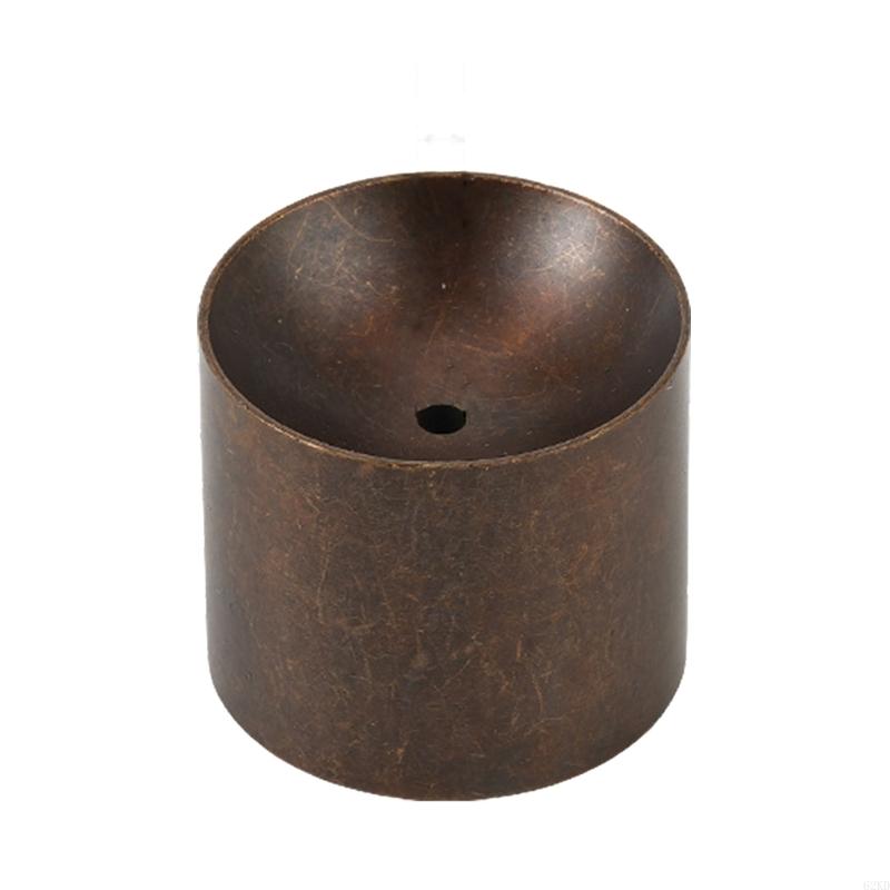 62KD Подставка для благовоний и пепельница из цельной латуни для церемоний и медитаций