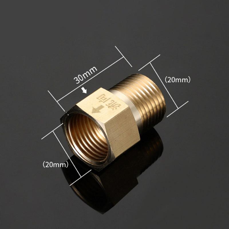 Male Female Check Valve One Way Non-Return Valve Water Heater Toilet Water Pipes