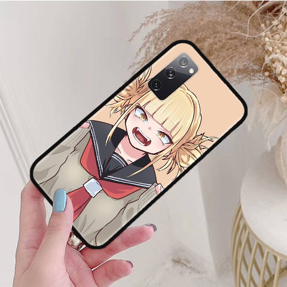 Черный чехол для Xiaomi Poco X6 X4 M5 M6 F5 F6 C65 C55 C50 C51 C40 Pro Redmi 14C A3X 13C 12C 11T 10A 9C Note 7 6 8A Plus W-52 Academia Himiko Toga