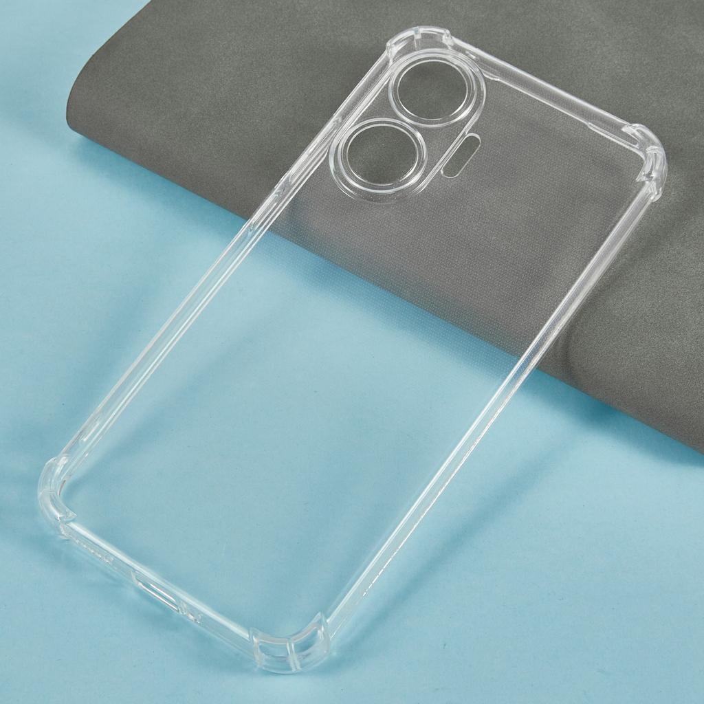 Для Xiaomi Poco F7 5G/Redmi Turbo 4 Pro 5G Чехол для телефона Усиленные четыре угла Защита от падения Прозрачная TPU крышка