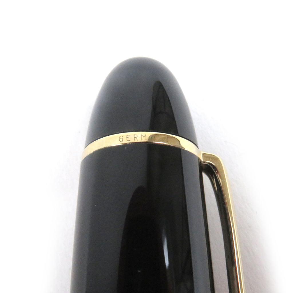 Excellent MONTBLANC fountain pen Meisterstck 149 Cap type Black gold 18K mens Used