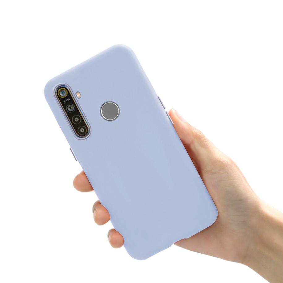 Чехол из жидкого силикона для Realme 5 5i 5Pro Чехол Бампер Роскошная TPU Мягкая задняя крышка для OPPO Realme 5 Pro 5i 5S Матовые чехлы Realme5