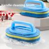 1/3PCS Household Cleaning Brush Magic Handle Sponge Easy Cleaning for Kitchen Bathroom Toilet Wall Window Cleaning Tools