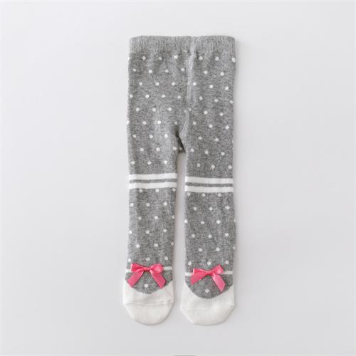 Весенние колготки для новорожденных девочек, вязаные чулки для девочек, хлопковые колготки с принтом для девочек, повседневные колготки для малышей, От 0 до 12 месяцев