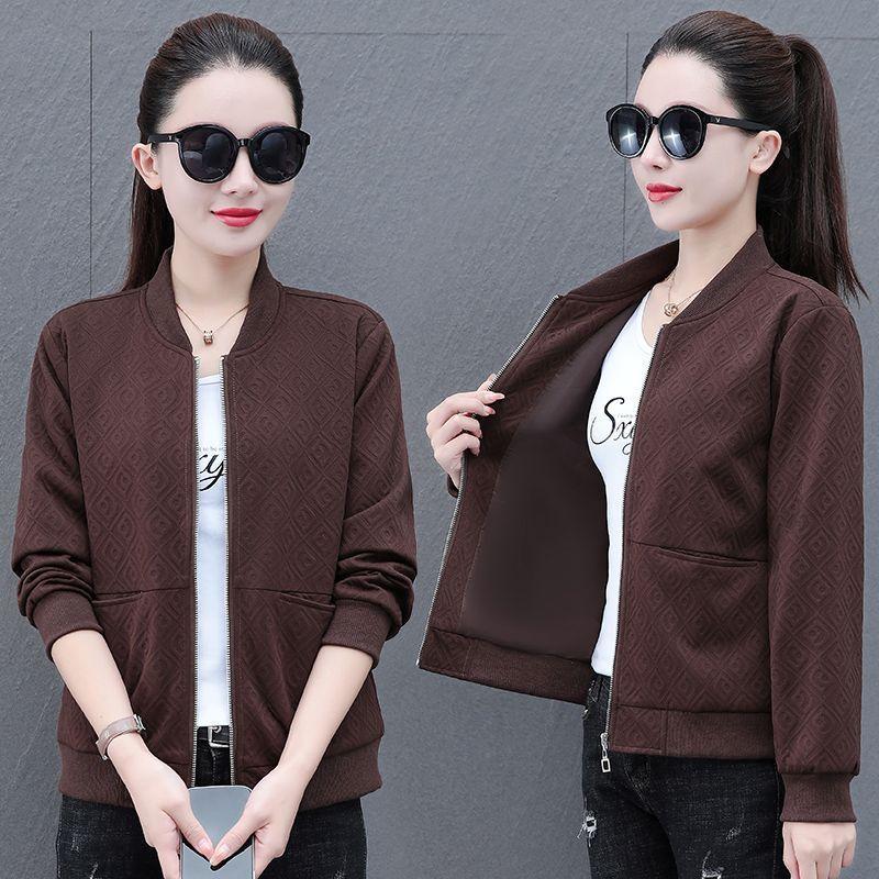 Модная и универсальная короткая куртка для женщин, повседневная бейсбольная куртка на весну и осень с шикарным видом