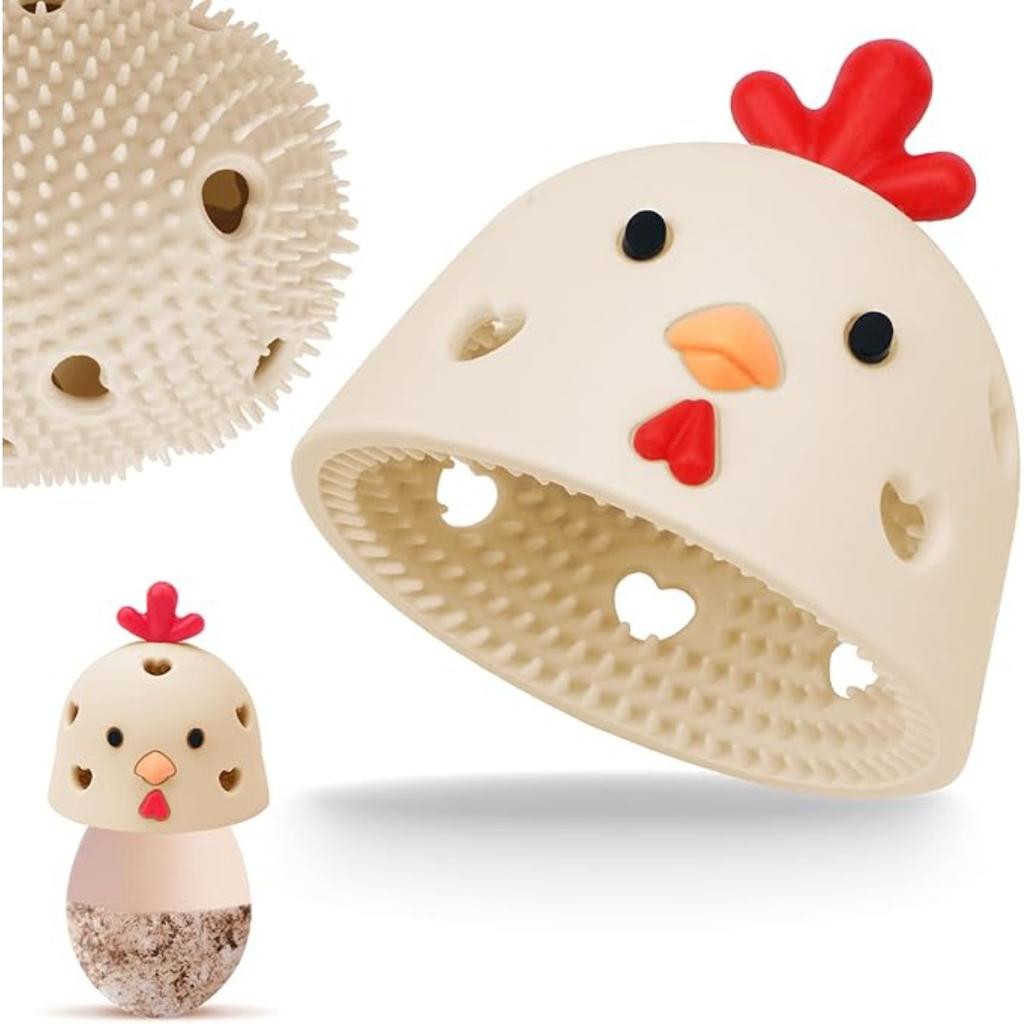 2 шт. Яйцемоечная машина для чистки яиц, щетка для чистки яиц, силиконовая щетка для мытья яиц, инструмент для сбора яиц во дворе