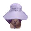 Женская летняя шляпа от солнца с широкими полями, защитой шеи и солнцезащитным козырьком, однотонная шляпа рыбака, женские козырьки