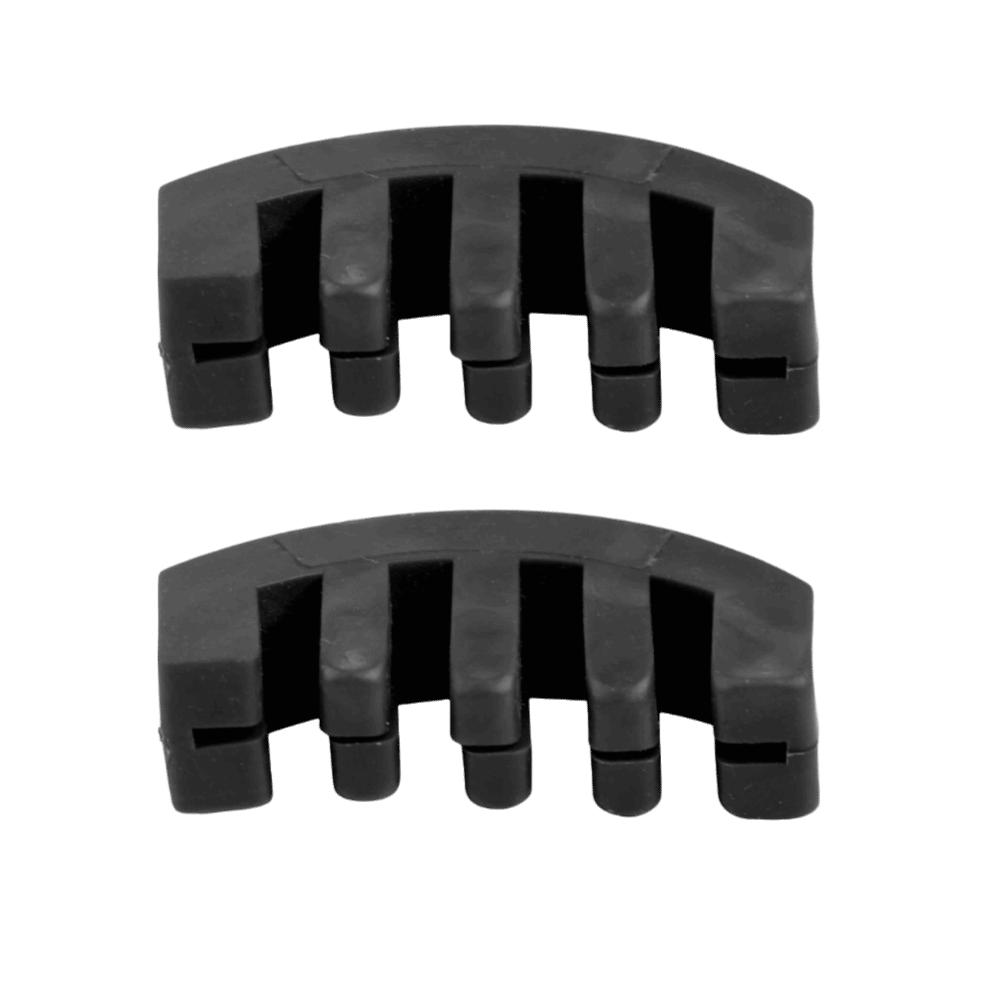 2PCS Black Color Rubber Violin Mute Rubber Silicone Violin Mute For Violin Lovers
