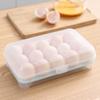 Plastic Egg Storage Box 15 Grid Egg Dispenser High Quality Egg Organiser Tray  Kitchen