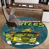 teenage mutant ninja turtles,tmnt Chair mat Round Rug Office carpet, Non slip, Suitable for Living Rooms, Bedrooms Decor 1205666a
