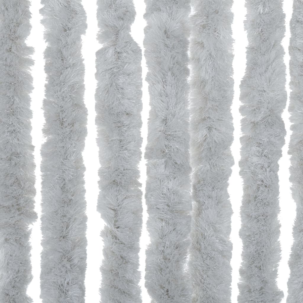 Fly Screen Curtain Grey 90x220 cm Chenille