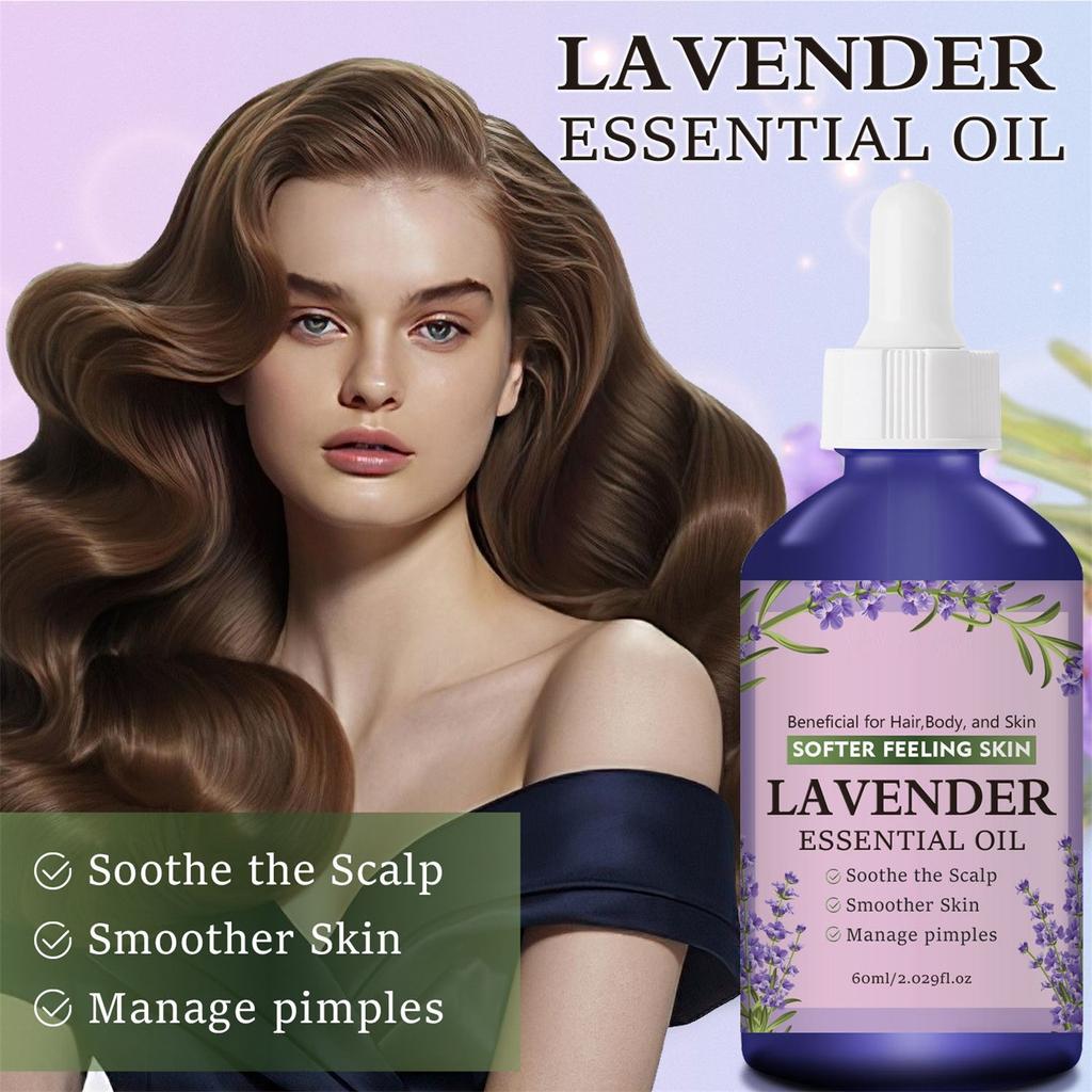 Травяная сыворотка для массажа с маслом лаванды, успокаивающая кожу, сыворотка для массажа во время сна, масло 60 мл