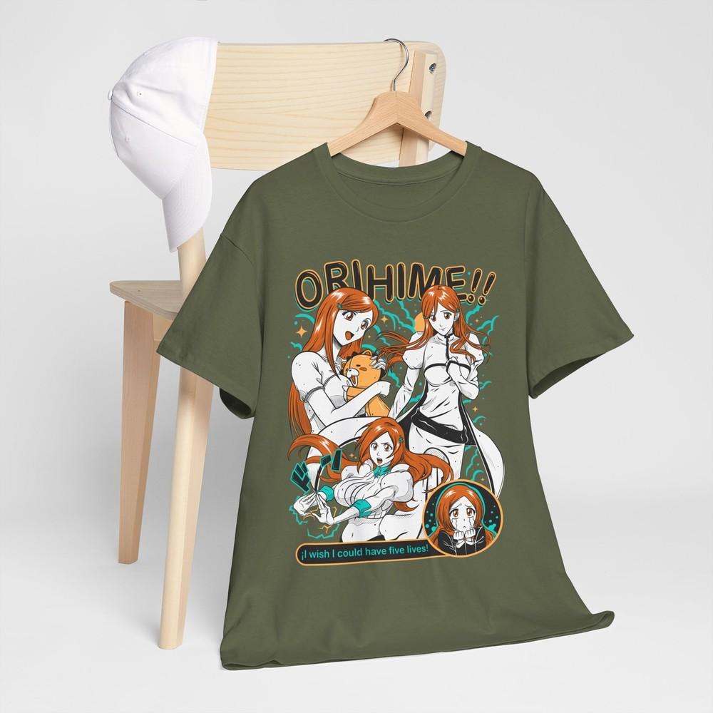 Orihime Inoue TShirt Zaraki Kenpachi Bleach Anime Ichigo Aizen Shirt gift