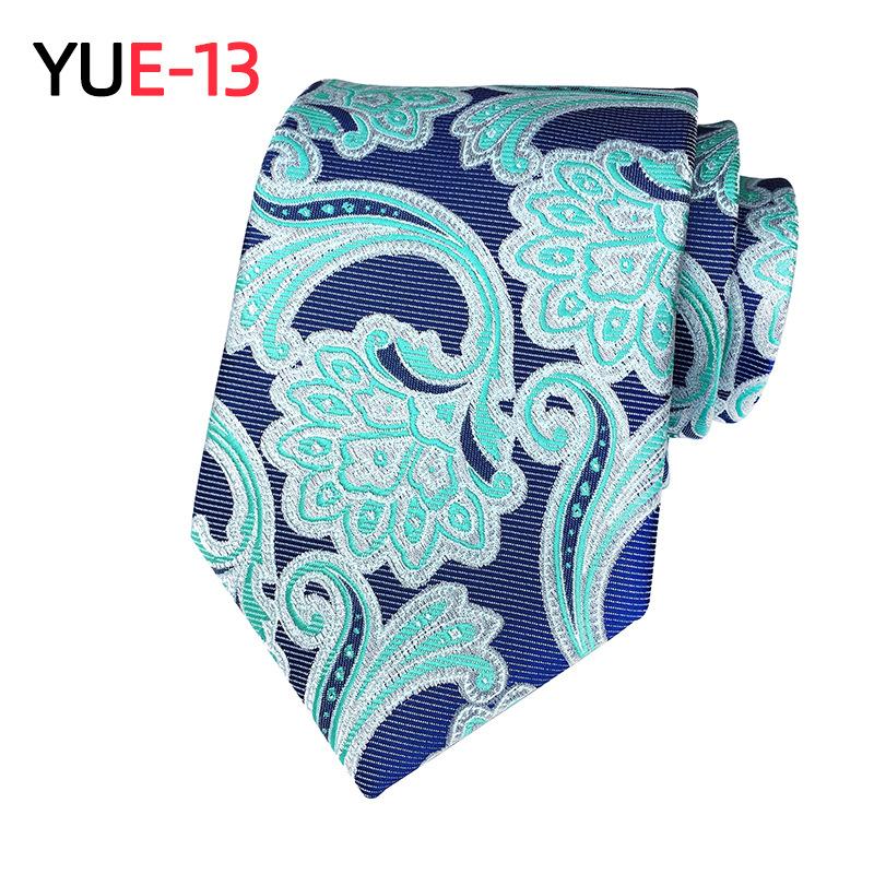 Галстук мужской с большим цветком из полиэстера и узором пейсли, модный, социальный, мужской галстук