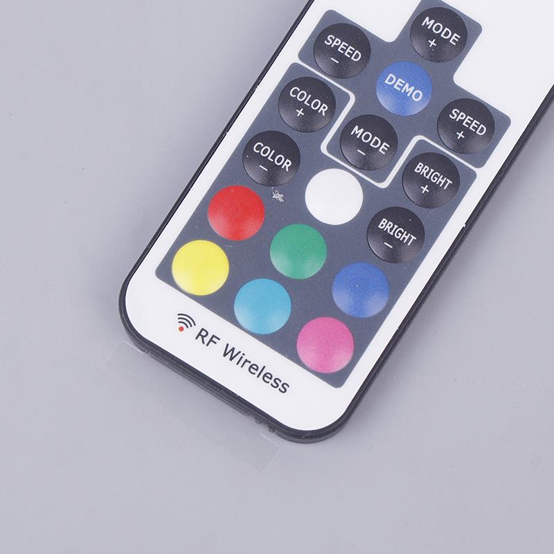 Аксессуар для рыбок, микро-аквариумный светильник с питанием от USB, пульт дистанционного управления, красочная светодиодная лампа для рыбок, ландшафтный светильник для аквариума с USB-подсветкой