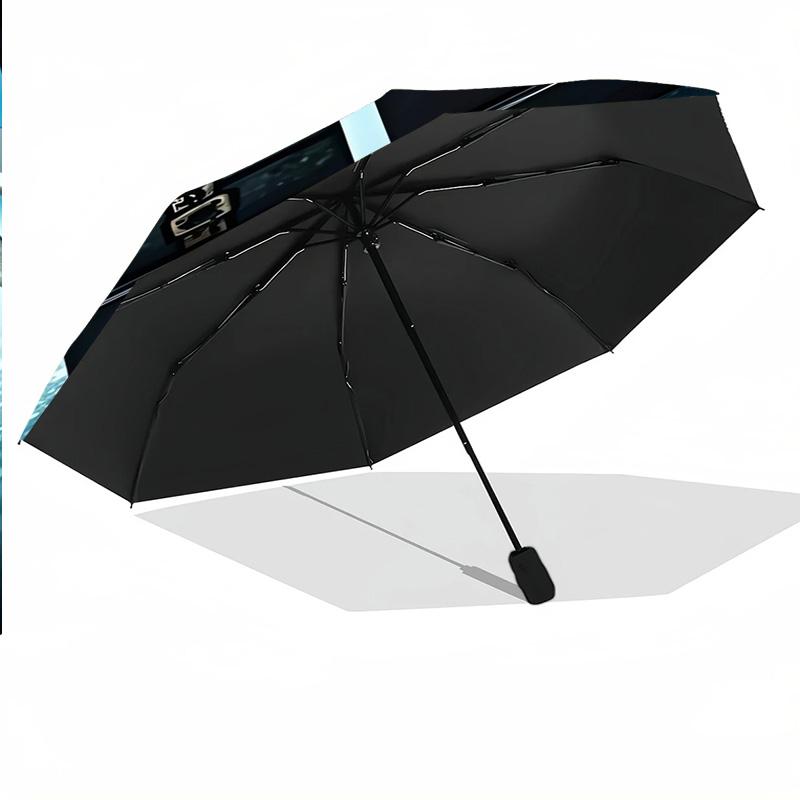 Edward Scissorhands Windproof Auto 8 Rib Folding Umbrella Portable Outdoor Parasol
