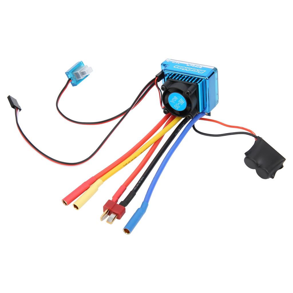 Brushless ESC Waterproof Dustproof Electronic Speed Controller for 1/10 RC Car Model80A