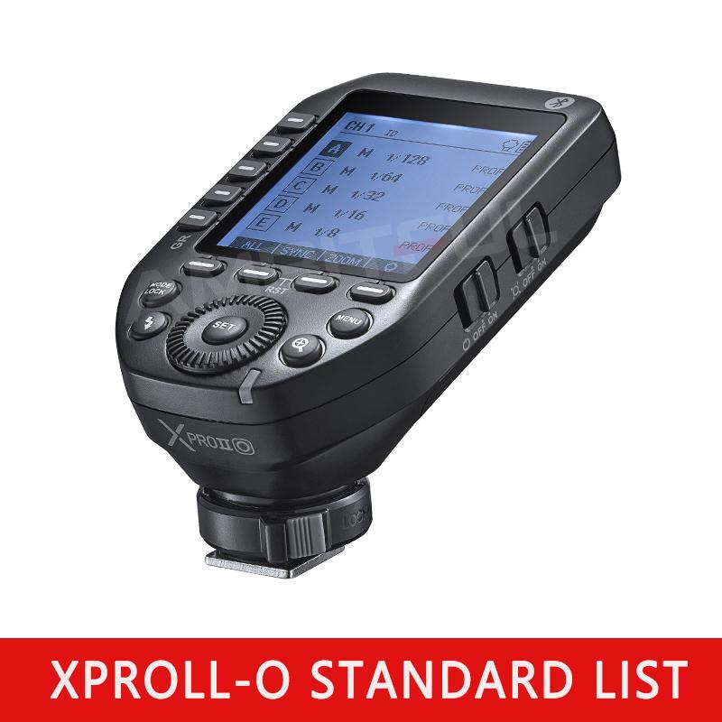 Godox Xpro II TTL Wireless Flash Trigger 1/8000s HSS TTL-Convert-Manual Function Large Screen for Canon Nikon Sony Olympus Penta