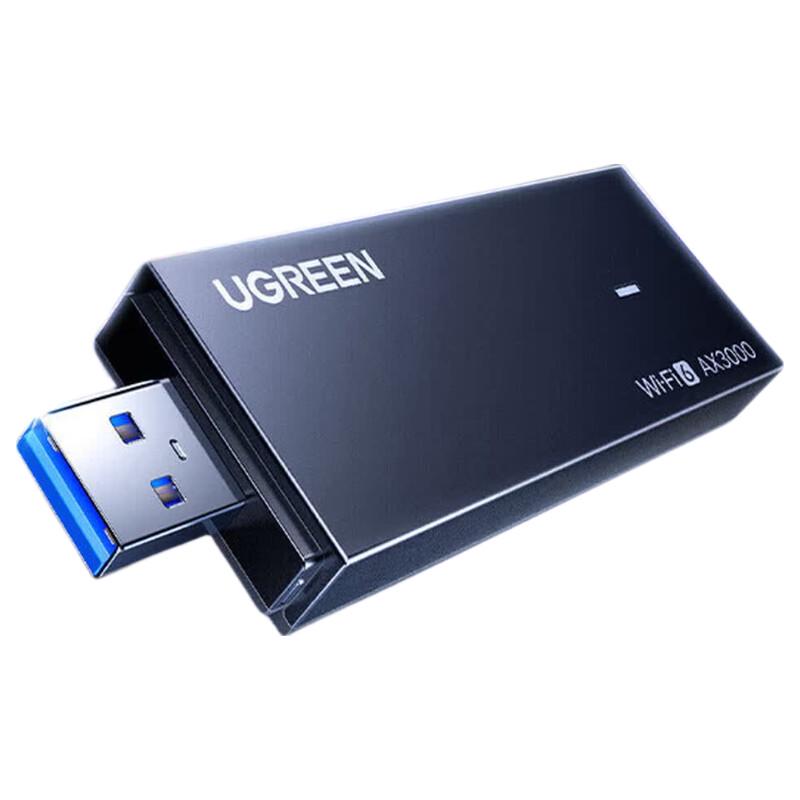 Ugreen Беспроводной USB-адаптер Wi-Fi 6 AX3000 (Китайская версия)