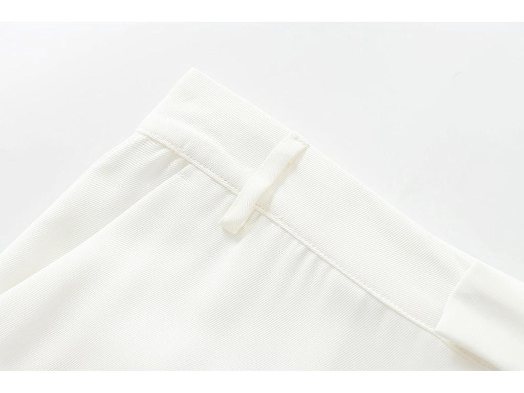 Женский безрукавный жилет на пуговицах и комплект повседневных брюк на весну/лето 2024 - Высококлассный европейский и американский стиль