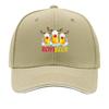 Reinbeer Christmas Beer Reindeer Lights Funny Graphic Sandwich Baseball Cap Sun Cap Outdoor Workouts Hat