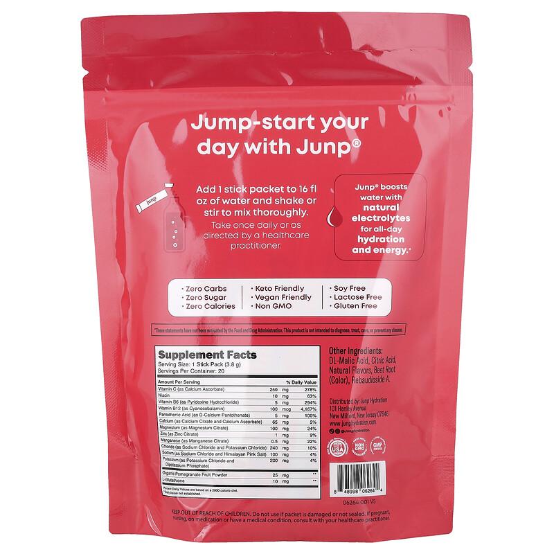 Electrolyte Powder Mix, Wild Berry, 20 Stick Packs, 0.13 oz (3.8 g) Each