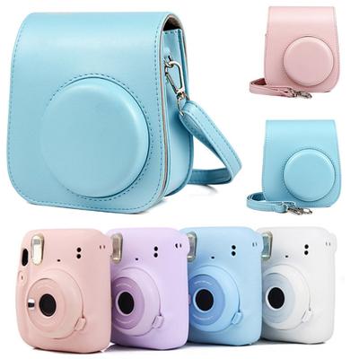Для Instax Mini 12Camera Case PU кожаный мягкий силиконовый чехол сумка для Fujifilm Film Camera сумка с плечевым ремнем