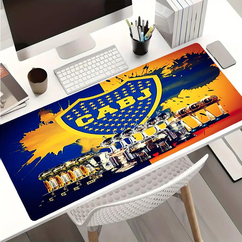 Club Atlético Boca Juniors Mouse Pad - Non-Slip Rubber Base, Smooth Surface for Work,Gaming,Office,And Home Use, Desk Mouse Pad