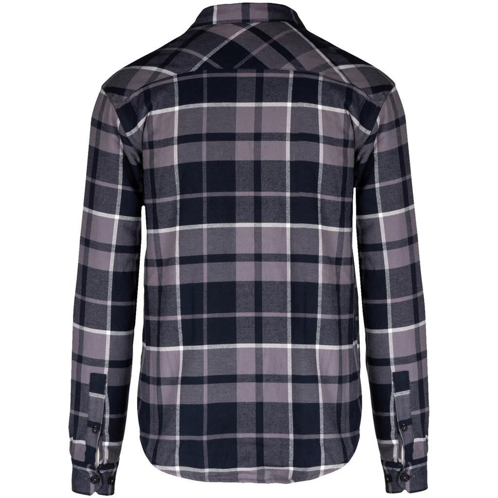Kariban Mens Checked Sherpa Lined Shirt Jacket