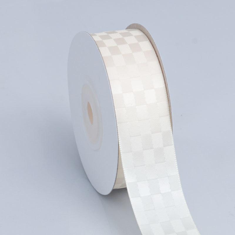 Elegant Solid Color Plaid Ribbon Soft Ribbon Bow Flower Handmade Material Hair Decoration Ribbon Baking Gift Packaging Ribbon Home Decoration