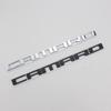 1X New Chrome Black Decal 3D Metal CAMARO Car Rear Boot Trunk Lettering Letter Badge Emblem Sticker Auto Logo