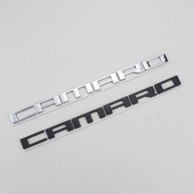 1X новая хромированная черная наклейка 3D металлическая наклейка CAMARO на заднюю часть автомобиля багажник с надписью буквенный значок эмблема наклейка авто логотип