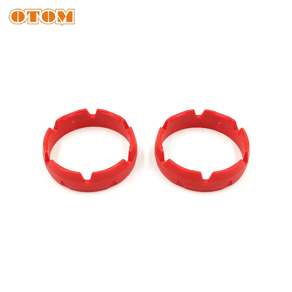 OTOM 2 Colors Motorcycle Front Shock Absorber Anti-wear Ring Fork Wear Sleeve Protection Seat Post Clamp Fixed Tube Clip For KTM