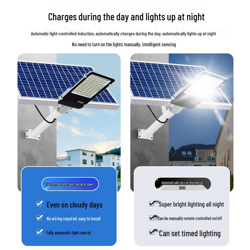OEING 800W Solar Outdoor Street Light