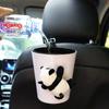 Милая мультяшная кукла-панда, автомобильное мусорное ведро, водонепроницаемое, для спинки сиденья, подголовника, мини-органайзер для вентиляционного отверстия, сумка для хранения мусора
