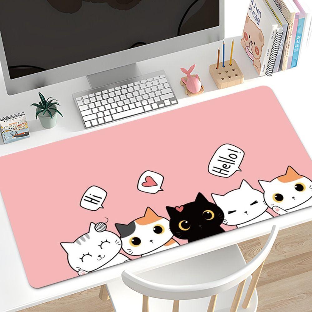 Non-Slip Computer Mouse Pad Rubber Large Mousepad Desk Mat Mause Carpet Office