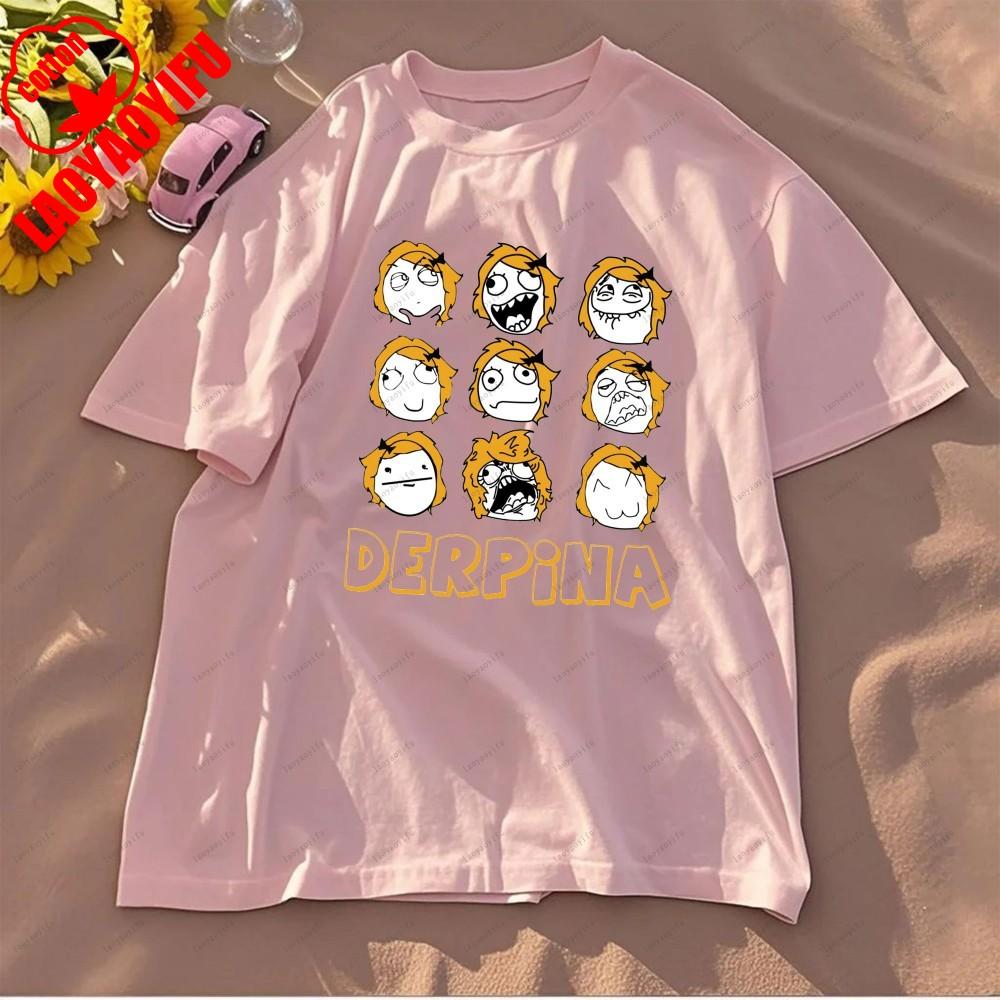 Rage Comic Trollfac Printed T Shirts Funny Anime Pure Cotton Top Tees Men Summer Short Sleeves T Shirt O Neck Fashion Tshirt